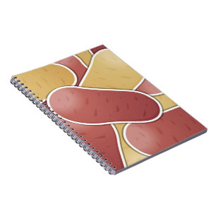 Funky mixed potato notebook