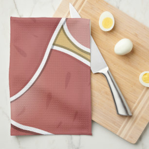 Funky mixed potato tea towel