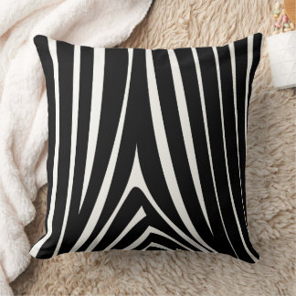 Funky Modern Zebra Pattern Cushion