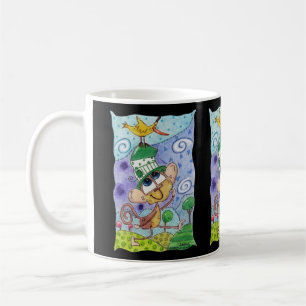 Funky Monkey and Banana Bird Coffee Mug