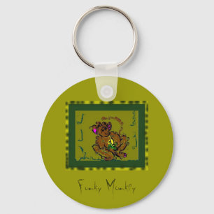 Funky  Monkey Key Ring