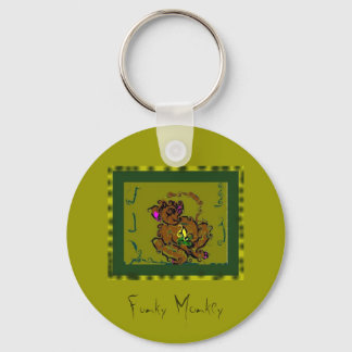 Funky  Monkey Key Ring