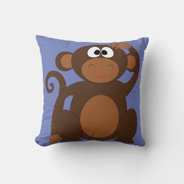 Funky Monkey Pillow (Front)