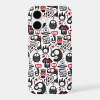 Funky Monster Mash - Street Art iPhone Case