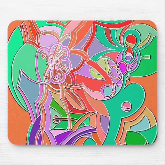 Funky Mouse Mat (Front)