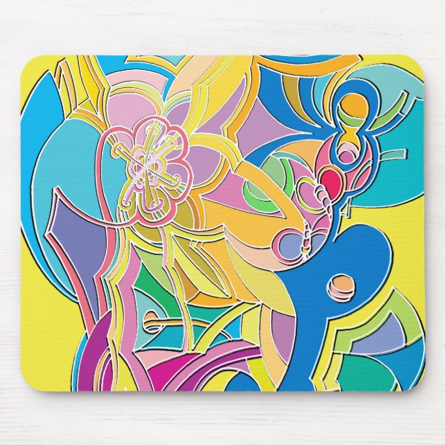 Funky Mouse Mat (Front)