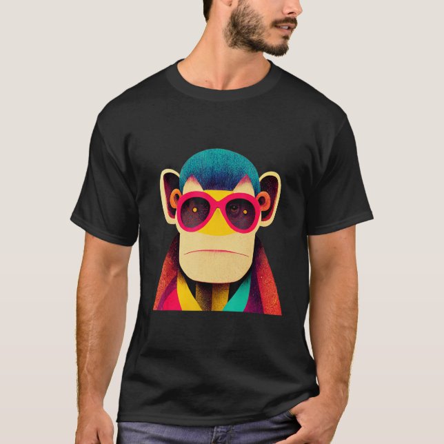 Funky Munky Slick Monkey T-Shirt (Front)