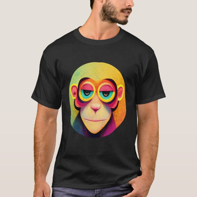 Funky Munky Space Pilot Monkey T-Shirt (Front)