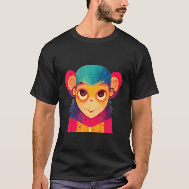 Funky Munky Young Monkey T-Shirt (Front)