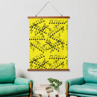Funky Musical Music Notes Treble Clef