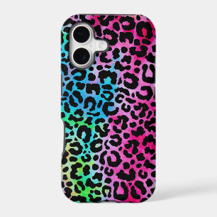 Funky Neon Colourful Leopard Print