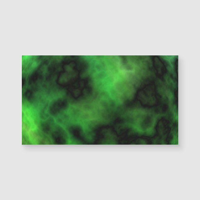Funky Neon Green Emerald Halloween Abstract (Front)