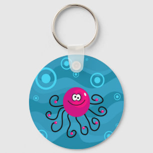 Funky Octopus Key Ring