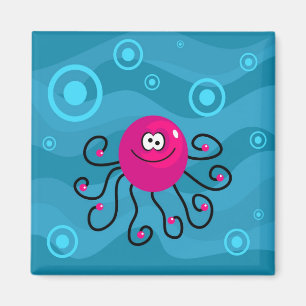 Funky Octopus Magnet