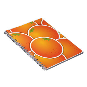 Funky oranges notebook