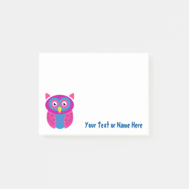 Funky Owl Sticky Notes (Front)