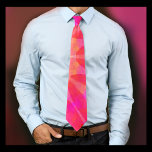 Funky Pattern Citrus Orange Yellow & Hot Pink Tie<br><div class="desc">Funky Pattern in Citrus Orange Yellow and Hot Pink. Original hand drawn design from the Loud and Sassy store. A unique piece of wearable art. Makes a a stylish gift and a great stocking stuffer.</div>