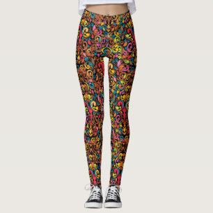Funky pattern leggings