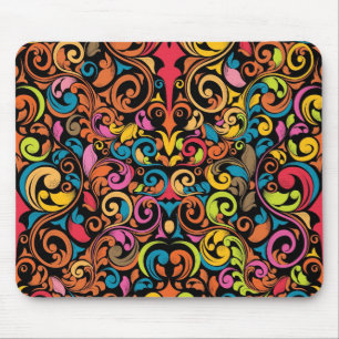 Funky pattern mouse mat
