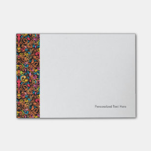 Funky pattern post-it notes
