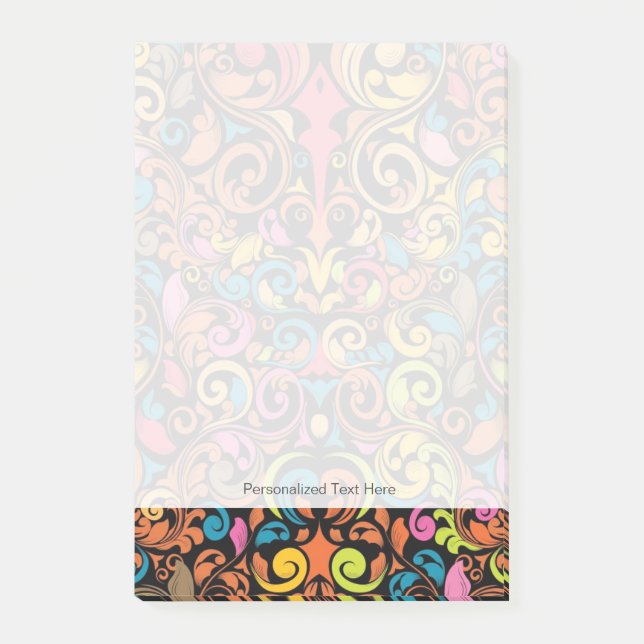Funky pattern post-it notes (Front)