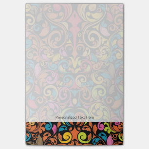 Funky pattern post-it notes