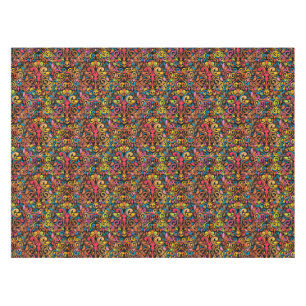 Funky pattern tablecloth