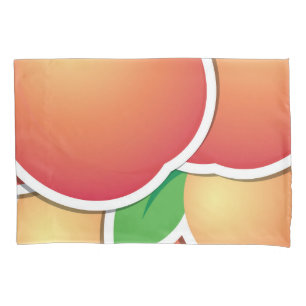 Funky peach pillowcase