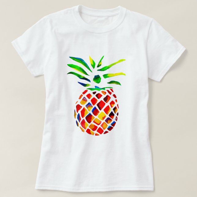Funky pineapple art T-Shirt (Design Front)