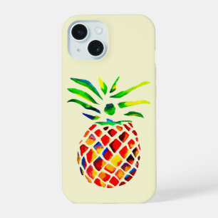Funky pineapple cool art iPhone 15 case