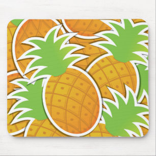 Funky pineapple mouse mat