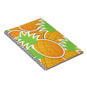 Funky pineapple notebook