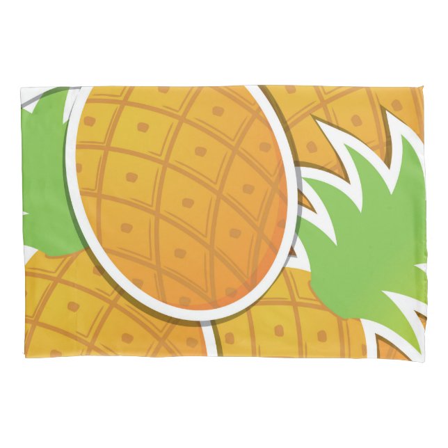 Funky pineapple pillowcase (Front)