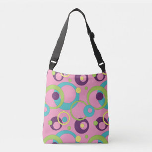 Funky Pink Circles All-Over-Print Bag