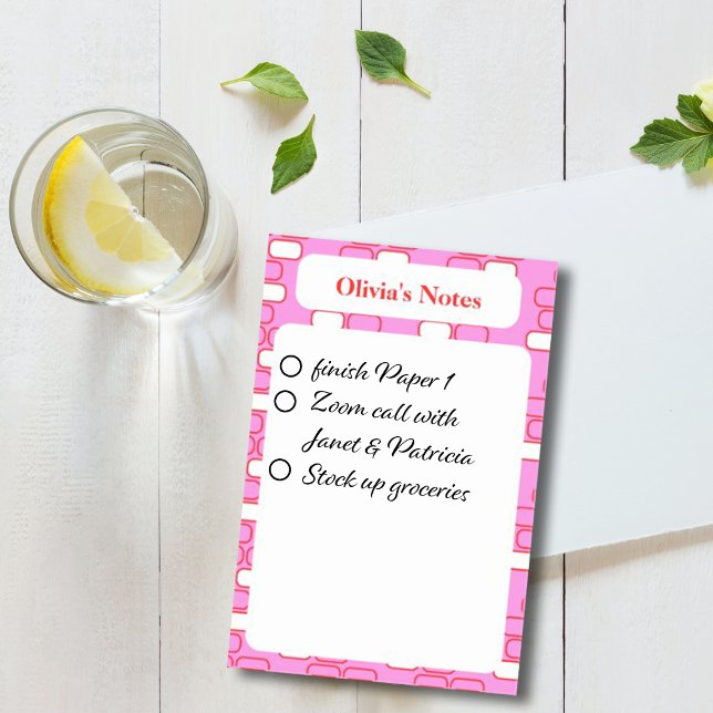 Funky Pink To Do List Post-it Notes (Creator Uploaded)