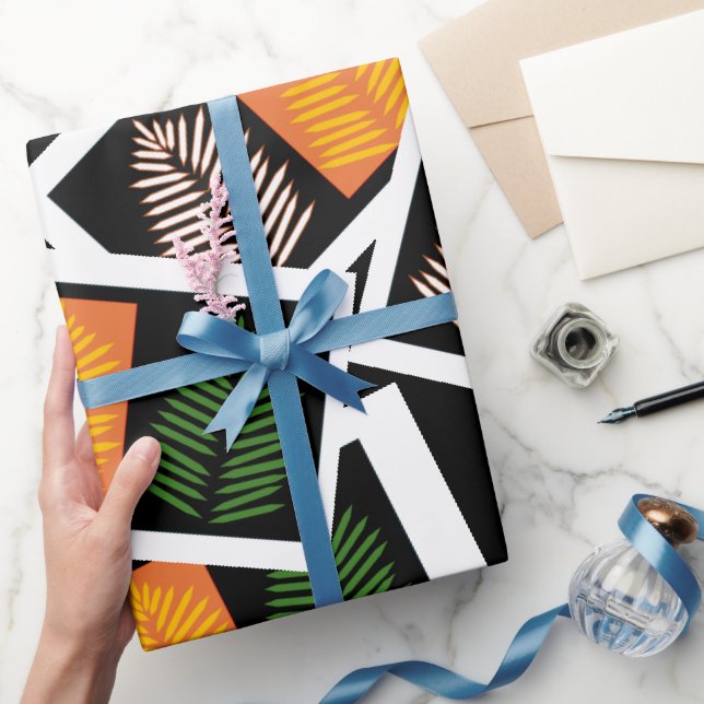 Funky Pinnate  Wrapping Paper (Gifting)