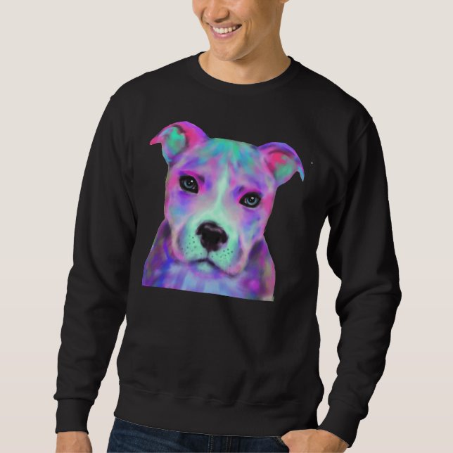 Funky Pitbull No Background Sweatshirt (Front)