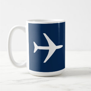 Funky Plane Aeroplane Pilot Aviation Flying Sky Coffee Mug
