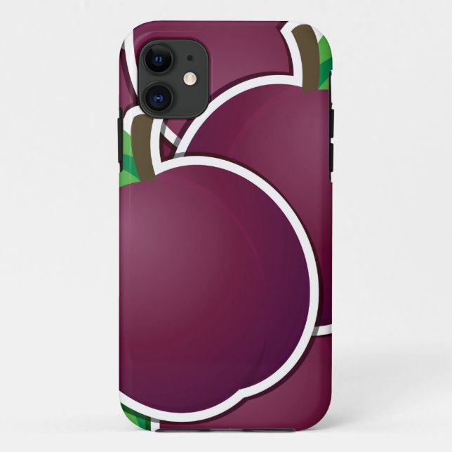 Funky plum Case-Mate iPhone case (Back)