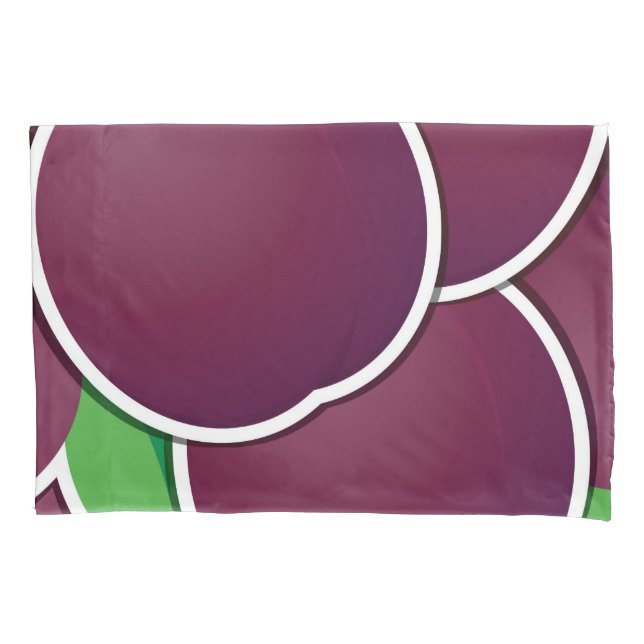 Funky plum pillowcase (Front)