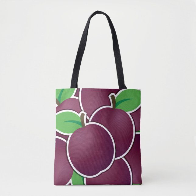 Funky plum tote bag (Front)