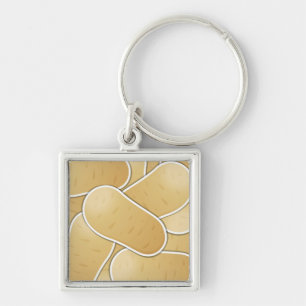 Funky potato key ring