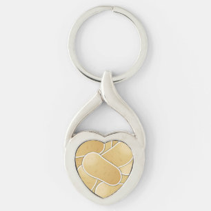 Funky potato key ring