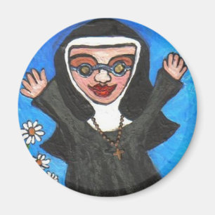 Funky Preachin' Nun - magnet