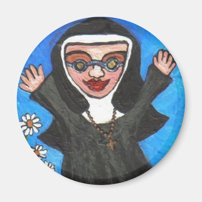 Funky Preachin' Nun - magnet (Front)