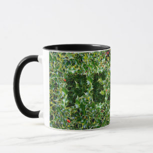 Funky Prickly Peace Holly coffee mug