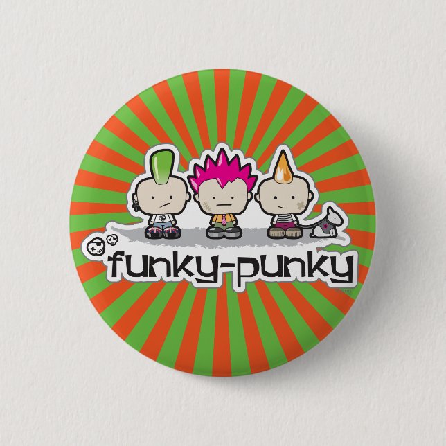 Funky-Punky Button (Front)