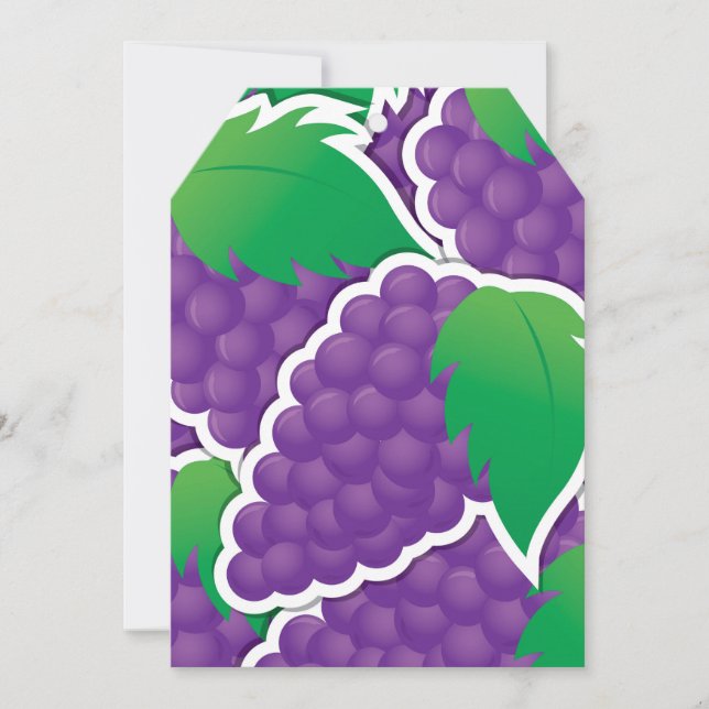 Funky purple grapes (Front)