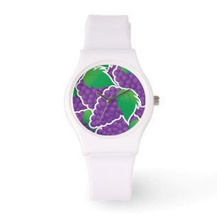 Funky purple grapes watch
