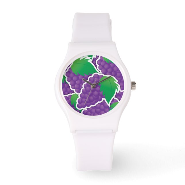 Funky purple grapes watch (Front)